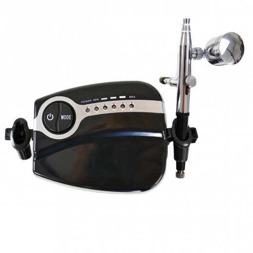 Profi-AirBrush Set Carry II Black - ideal für Einsteiger! mit Zubehörauswahl