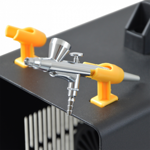 Profi-AirBrush Kompressor DUO-Power II-C Set I mit Zubehörauswahl