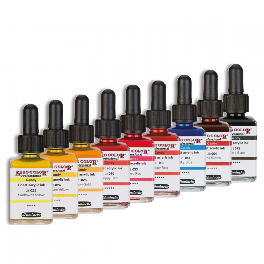 AERO COLOR CANDY FARBEN 9er Set, Schmincke