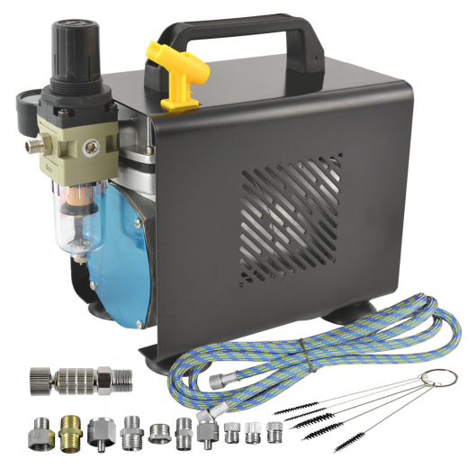 Profi-AirBrush Kompressor Set Ultimate BASIS mit Zubehörauswahl