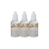 3-er Set Airbrush Farbe Weiß 30 ml