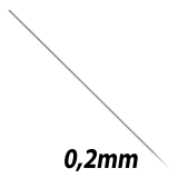 Nadel 0,2mm für Airbrushpistole