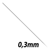 Nadel 0,3mm für Airbrushpistole