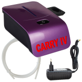 Profi-AirBrush Set Carry IV-TC violett mit TORTEN-DECO-Airbrush Set
