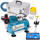 Profi-AirBrush Koffer Set Compact Mobil