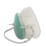 Mehrfach-Maske - klein FFP2/KN 95 aus Silikon mit austauschbarem 5-fach Filter, ohne Ventil und 10 Stck Ersatzfilter