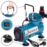 Profi-AirBrush Koffer Set Compact Mobil