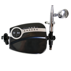 Profi-AirBrush Set Carry II Black - ideal für Einsteiger! mit Zubehörauswahl