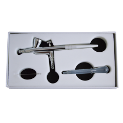 Profi-AirBrush Set Carry V-TC weiß - ideal für  Einsteiger! mit Zubehörauswahl